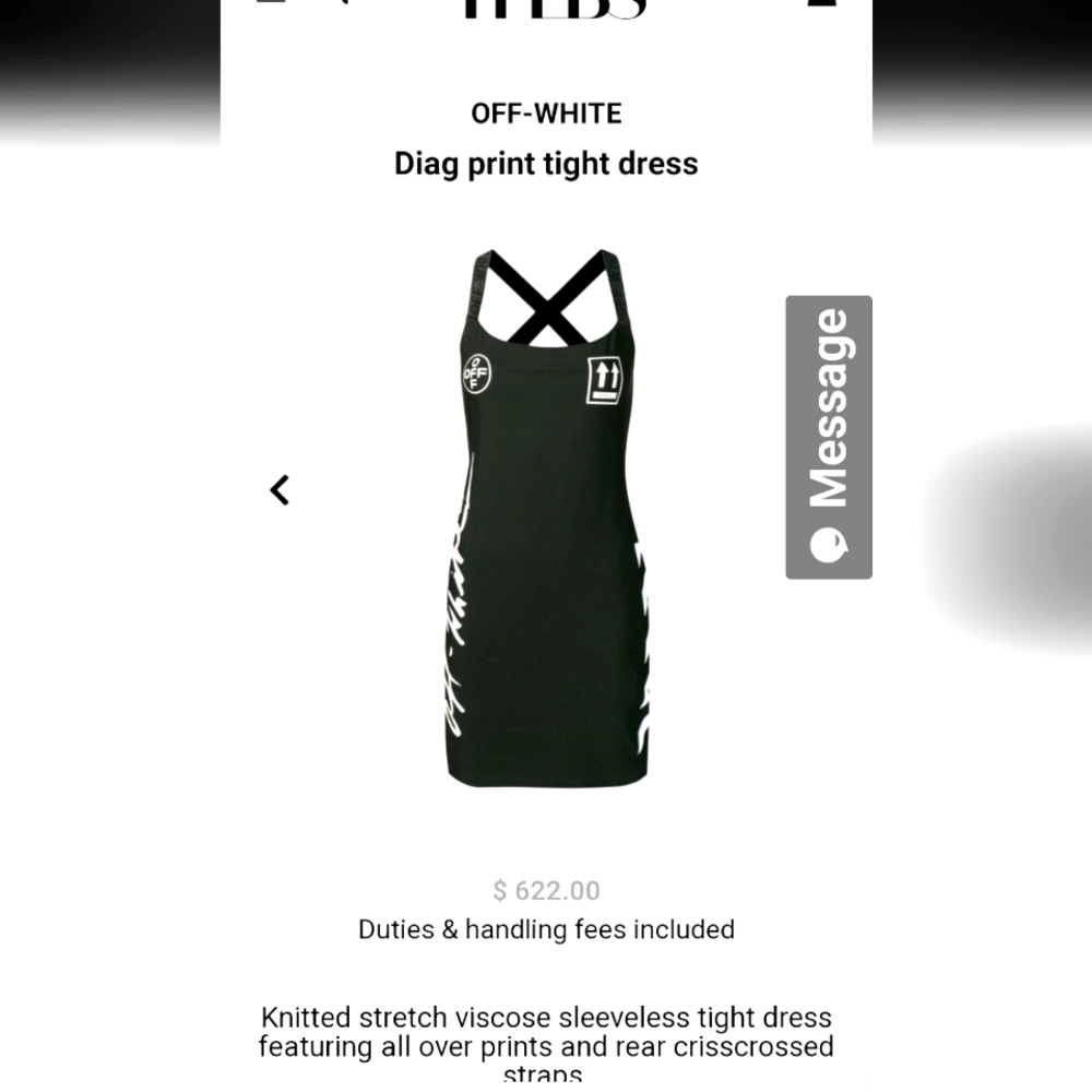 Stretch viscose tight dress featuring all over prints and crisscross straps sz40